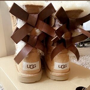 UGG Kids Boots with Brown Bows